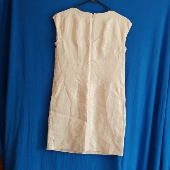 J. Crew gold linen shift dress - Picture 2 of 8